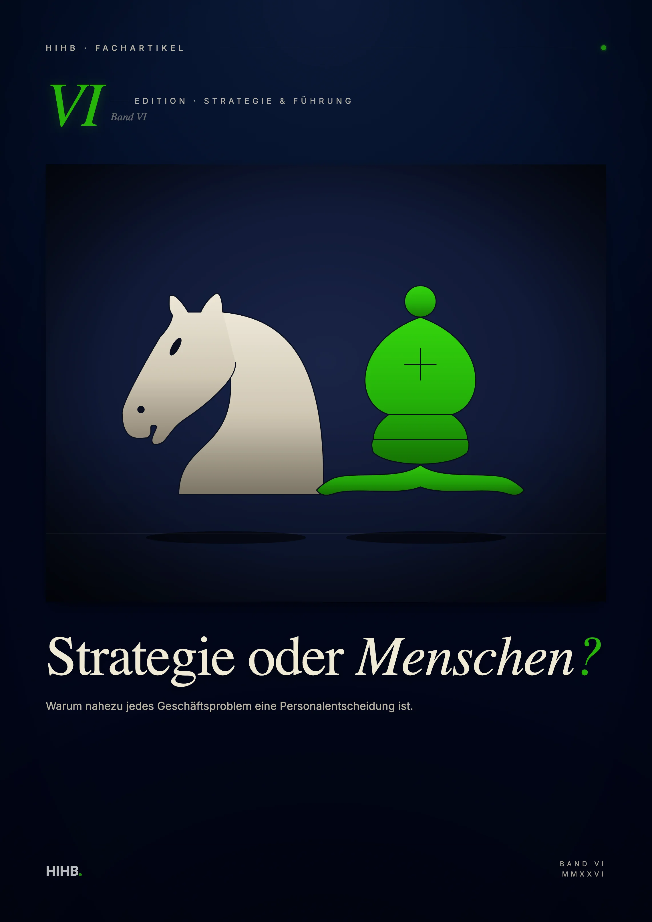 Edition VI - Strategie & Leadership