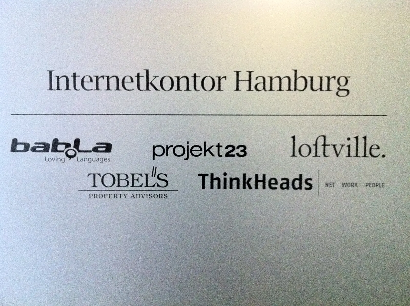 Internetkontor Hamburg mit ThinkHeads-Eintrag